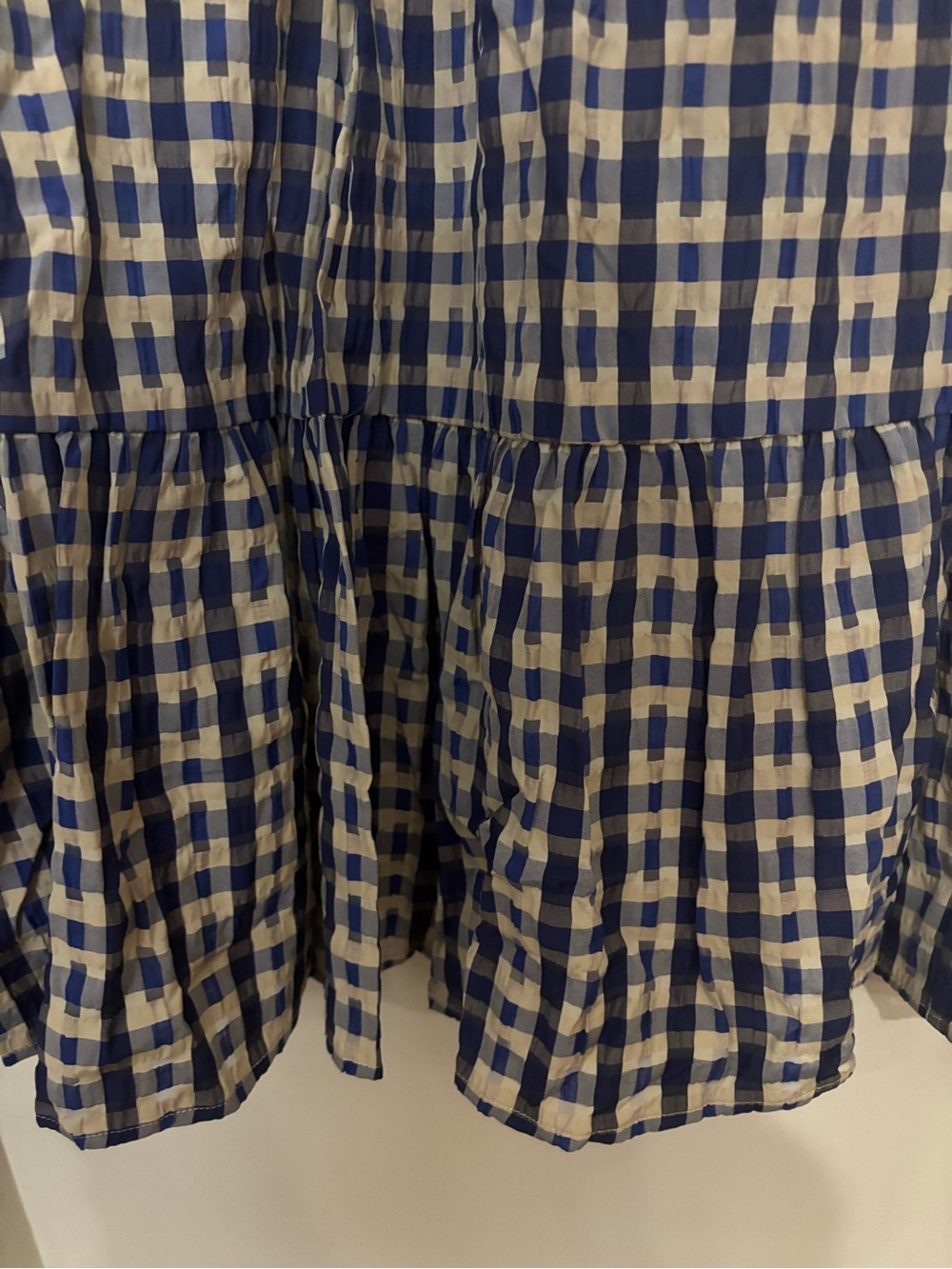 Rails Blue and Cream Clementine Gingham Dress - Picture 4 of 8